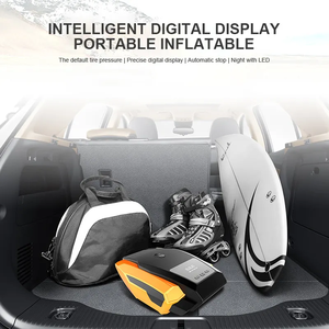 Bomba inflable portátil de 12v para neumáticos de coche, inflador rápido con pantalla Digital Led, compresor de aire, minibomba eléctrica para coche - Product Image 5