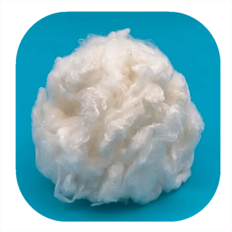 Chinese Factory Virgin 1.4Dx38mm Raw Bamboo Fiber For Cotton Spinning