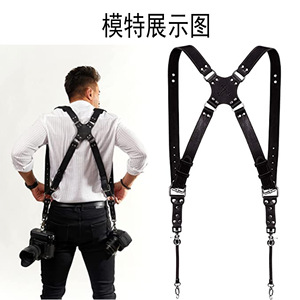 สายคล้องกล้องหนังแท้ OEM พร้อมหัวเข็มขัดแบบปรับได้ D-Ring สำหรับกล้อง SLR DSLR - Product Image 5