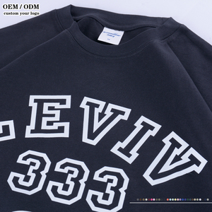 Yinqu <span class=keywords><strong>T</strong></span>ùy Chỉnh Màn Hình In <span class=keywords><strong>T</strong></span>-<span class=keywords><strong>Shirt</strong></span> Nặng 230gsm 100% Cotton Đồng Bằng Người Đàn Ông Của <span class=keywords><strong>T</strong></span> Áo Sơ Mi Quá Khổ Phong Cách - Product Image 3