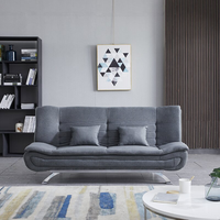 Günstiges Schlafsofa: Modernes Wohnzimmermöbel, Luxus-Eckschlafsofa, Verwandlungsfähiges Leder-Klappsofa