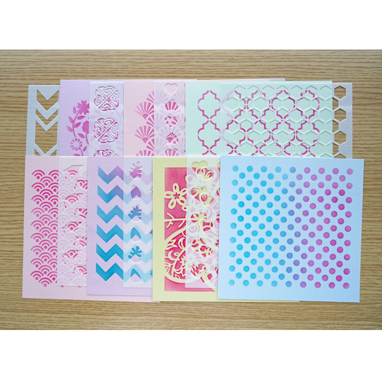 Christmas Decoration Children Art Pattern Diy Mandala Stencils Reusable Paper Painting Drawing Template Sets For Scrapbooking