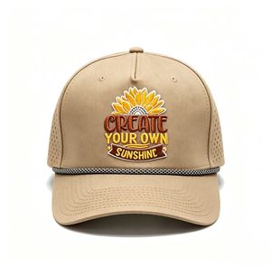 Nueva Gorra Trucker de Malla con Bordado de Girasol, Gorra de Béisbol Inspiradora, Venta al Por Mayor, Logotipo Personalizado Disponible - Product Image 1