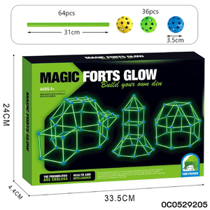 Jeu <span class=keywords><strong>de</strong></span> balle pop-up qui brille dans le noir, kit <span class=keywords><strong>de</strong></span> construction <span class=keywords><strong>de</strong></span> <span class=keywords><strong>fort</strong></span> <span class=keywords><strong>de</strong></span> jeu intérieur pour enfants, kit <span class=keywords><strong>de</strong></span> construction <span class=keywords><strong>de</strong></span> maison <span class=keywords><strong>de</strong></span> jeu, tente lumineuse pour enfants - Product Image 6
