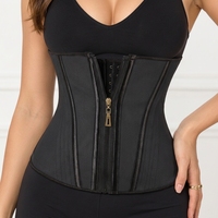 Ceinture de maintien abdominale post-partum OEM/ODM en néoprène double couche respirant avec boucle et fermeture éclair pour une silhouette sablier instantanée