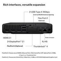 Prix usine, tout neuf : Mini PC de bureau HPr EliteDesk 8 G1i AI U7-265, 8 Go/16 Go de RAM DDR5, SSD 256 Go/512 Go, idéal pour le bureau, la maison et les entreprises.