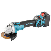 Meuleuse d'angle sans fil Power Action pour couper, meuler et polir avec disque de 125 mm et poignée latérale