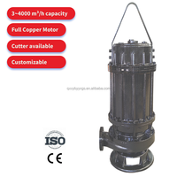 Pompe centrifuge submersible électrique verticale/horizontale en acier inoxydable, alimentée par moteur triphasé 1HP 15HP, pour eau et sable