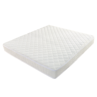 Matelas en tissu 3D à dureté modérée, mousse à mémoire de forme amovible et fibres d'air 4D, matelas à ressorts ensachés indépendants à double usage