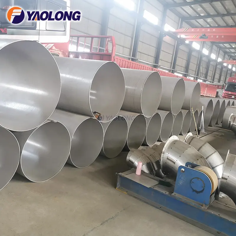 Tubi di ventilazione in acciaio inossidabile 304 304l tubo ss di grande diametro 1000 mm