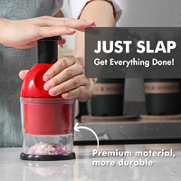 Keukenaccessoires Rvs Manual Food Chopper Slicer Blade Gadget Grinder Groente Slap Chopper