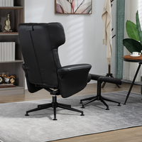 Fauteuil de bureau pivotant de mobilier moderne Fauteuil en cuir inclinable avec repose-pieds