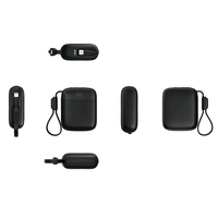 Power Bank Custom 10000mAh 22.5W PD Pengisian Cepat dengan Layar Digital LED, Casing ABS+PC, Kabel Terintegrasi