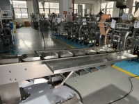 Machine d'emballage verticale haute vitesse pour sachets triangulaires, équipement d'emballage de sachets de grains de café torréfiés à godet en chaîne