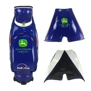 Bid _ Golf Custom Logo Oem 9Inch Pu Kar Geavanceerde Caddiebag Golftassen