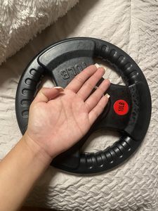 CZ Equipo de Gimnasio Comercial para el Hogar, Discos de Pesas para Levantamiento de Pesas, Discos de Pesas de Hierro Recubiertos con Triple Agarre, Discos de Pesas de Goma - Product Image 6
