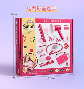 Set de Peluquería de Juguete <span class=keywords><strong>para</strong></span> <span class=keywords><strong>Niñas</strong></span>, Mini Set de Maquillaje y Peinado <span class=keywords><strong>con</strong></span> Secador de Pelo Eléctrico y Plancha <span class=keywords><strong>para</strong></span> Niños - Product Image 5