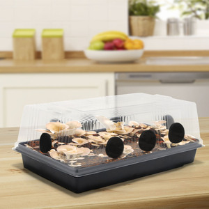 Kit de Cultivo de Hongos Ostra de PVC Plástico a Precio de Fábrica, 8 Ventilaciones de Filtro, Diseño Apilable, Reutilizable, Portátil, Capacidad de 30L - Product Image 1