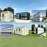 Cabine conteneur préfabriquée commerciale résistante aux intempéries et respirante, maison modulaire écologique mobile, villa moderne, bureau à domicile, chambre