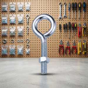 Boulon à œil HANLIX 1/4'' en acier zingué de haute qualité, certifié ISO 9001, directement de l'usine - Product Image 1