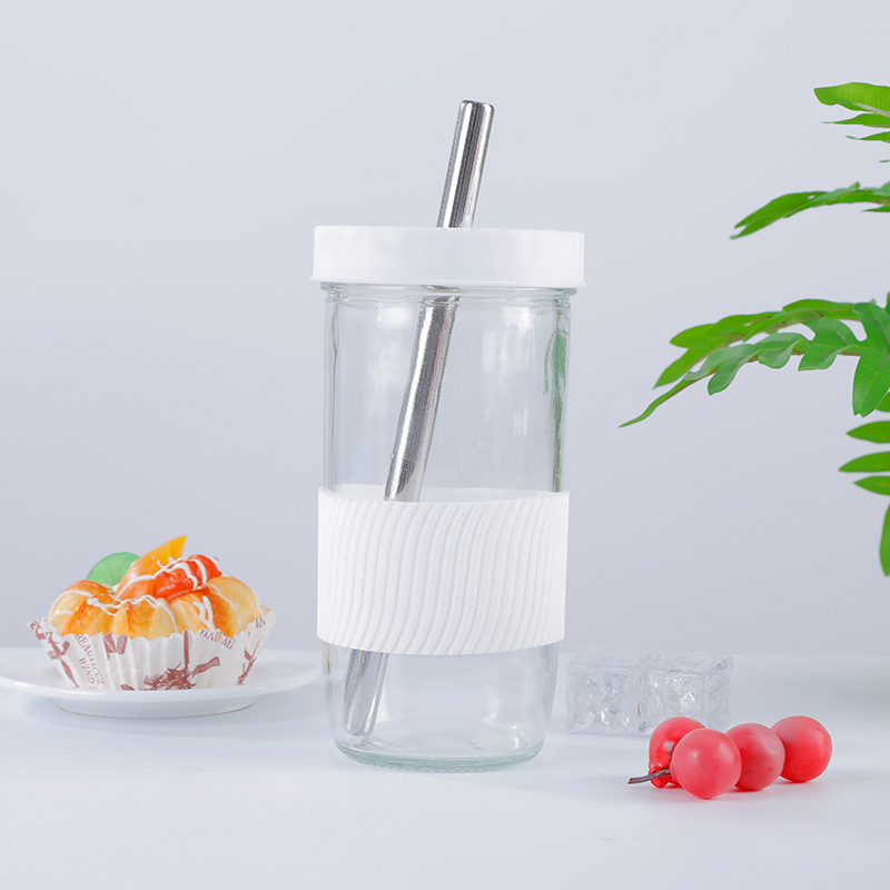 Coton perlé transfrontalier 6 tasses 6 couvercles 6 pailles 2 brosses