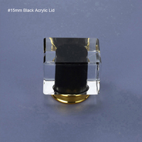Tapa de Lujo para Perfume de Gran Venta con Logo Personalizado, FEA 15 mm, de Aluminio, Plástico, Acrílico, PP y UV para Frascos de Cosméticos