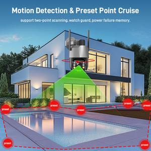 4G PTZ 50X Zoom CCTV <strong>Security</strong> <strong>Camera</strong> <strong>Lights</strong> 5MP 8MP Sim Card ICsee Laser Infrared Night IP67 - Product Image 3
