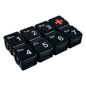 Smart Timer Portable Pill Box Electronic Reminder Compartmentalized Medicine <b>Tablet</b> Storage Made of Durable Plastic - Product Image 4