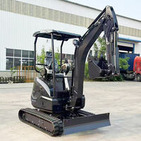 Excavatrice sur chenilles CT17BH 1,74 tonne, débit élevé 55,2 L/min, 19,3 kW, profondeur 2160 mm, force de bras 10,2 KN, installation de pipeline
