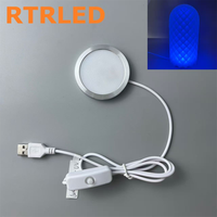 Kit de lampe LED Bambu Lab 001, kit de matériel DIY, coque de lampe LED Bambu Lab 001, lumière LED ronde avec prise pour imprimante 3D