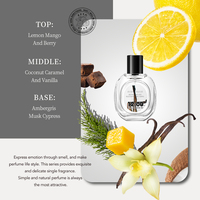 Parfum de luxe sombre aux notes fruitées pour femme, fragrance longue durée, succès mondial
