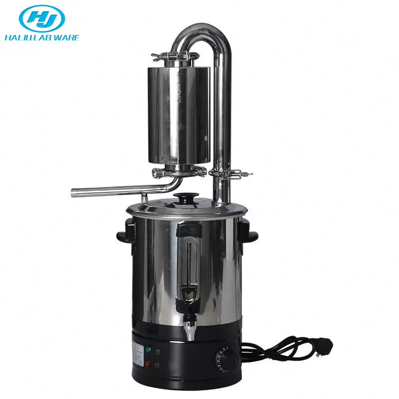 HAIJU LAB Home Lab Use Steam Distillation Extraction Essential Oil Extractor Machine Kit For Extracting Essential Oil Distiller