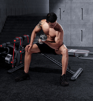 Banc de musculation réglable, banc d'entraînement à domicile, chaise d'exercice pliable, banc de musculation multifonctionnel