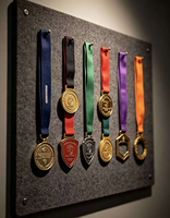 Médaille en alliage de zinc gravée en 3D personnalisée avec logo, adaptée aux événements sportifs et à un usage promotionnel