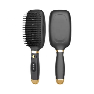 <span class=keywords><strong>Brosse</strong></span> chauffante à usage domestique améliorée Lisseur pour femmes <span class=keywords><strong>Brosse</strong></span> électrique pour la croissance des cheveux Masseur de cuir chevelu Masseur de cheveux portable - Product Image 1