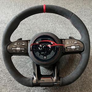 Volant en fibre de carbone pour Mercedes Benz AMG W204 W205 W211 W203 W212 W176 W213 Cla W210 W124 W177 W221 - Product Image 2