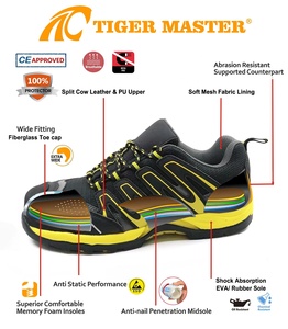 Zapatos de Seguridad Deportivos S1P para Hombre, a la Moda, con Puntera de Composite Antiestática y Anti-Pinchazos, Suela de Goma EVA Antideslizante Resistente al Aceite para Senderismo - Product Image 5