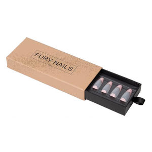 Faux ongles pour <span class=keywords><strong>femmes</strong></span>, lot de pièces, ongles artificiels, personnalisé, paillettes acryliques, cercueil, pression, Kit pour strass - Product Image 5