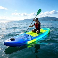 Planche de SUP gonflable écologique populaire avec éclairage LED pour la planche à roulettes nocturne