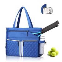 Sac de sport unisexe en polyester avec fermeture éclair, style moderne, résistant à l'eau, compartiment à chaussures ventilé, capacité 30-40L