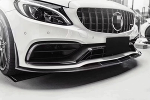 ชุดตัวเครื่องคาร์บอนไฟเบอร์วัสดุชั้นนำเหมาะสำหรับ Mercedes-Benz W205 C63แอมป์ C43 <span class=keywords><strong>C63S</strong></span> คูเป้กันชนขอบกระโปรง - Product Image 5