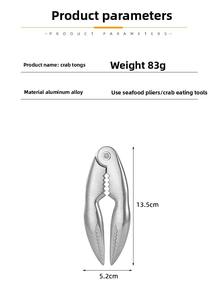 Wholesale Aluminum Seafood Tools, Metal <b>Crab</b> Pliers and Lobster Cracker Tool for Shellfish, Heavy-Duty Kitchen - Product Image 3