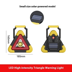 Triángulo de advertencia de señal de advertencia de trípode de <span class=keywords><strong>coche</strong></span> Solar 3 en 1 para Kit de herramientas de emergencia de <span class=keywords><strong>coche</strong></span> con luz intermitente portátil - Product Image 6