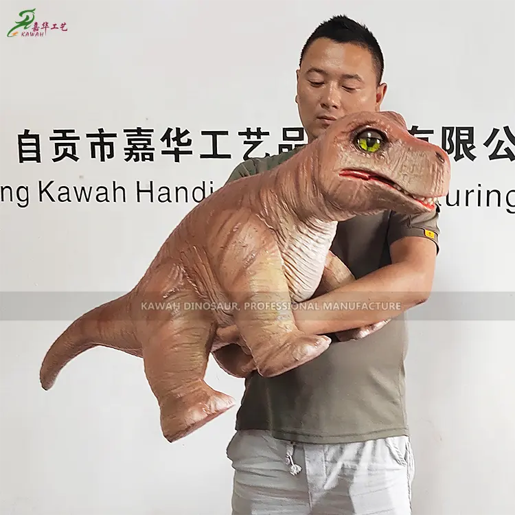 Marionetas de mano de dinosaurio realista, Apatosaurus encantador de juguete, venta de fábrica