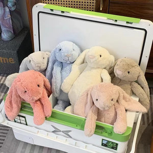 Jelly mèo bashful màu be Bunny búp bê siêu mềm sang trọng PP bông đầy 36cm Dễ Thương Tai Dài Thỏ nhẹ nhàng gối - Product Image 2