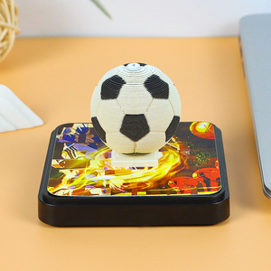 Bloc-notes 3D <span class=keywords><strong>Calendrier</strong></span> 2025 Football Basketball Soccer Ball Logo Personnalisé Note Adhésive Cadeau pour Hommes Garçons RS003 Papier Sculpté Rayé - Product Image 5