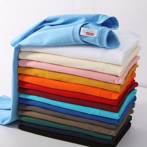 High Quality 100% Cotton Solid Luxury Blank Unisex Eco-Friendly Quick Dry Short Sleeve <b>T</b>-Shirt with Custom Print for Women & Men - Product Image 1