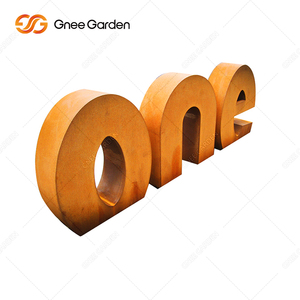 กล่องจดหมายเหล็กคอร์เทนตัดด้วยเลเซอร์ พร้อมเสาสำหรับใช้งานกลางแจ้ง - Product Image 4