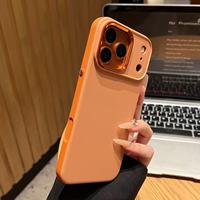 Étui magnétique en PC et TPU à texture 3D pour iPhone 16e, coque de téléphone avec boutons métalliques ronds uniques pour iPhone 16 Pro Max