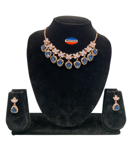 Ensemble de bijoux en diamant élégant pour femmes, design classique et élégant, parfait pour les mariages, les fiançailles, les anniversaires, les fêtes et les événements - Product Image 3